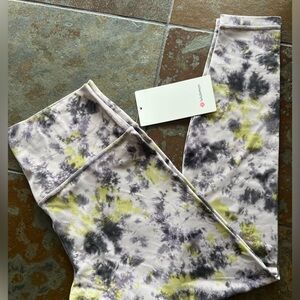 NWT Lululemon Align NULU HR Pant 28" Radial Tie Dye Mauve Grey Multi RARE!